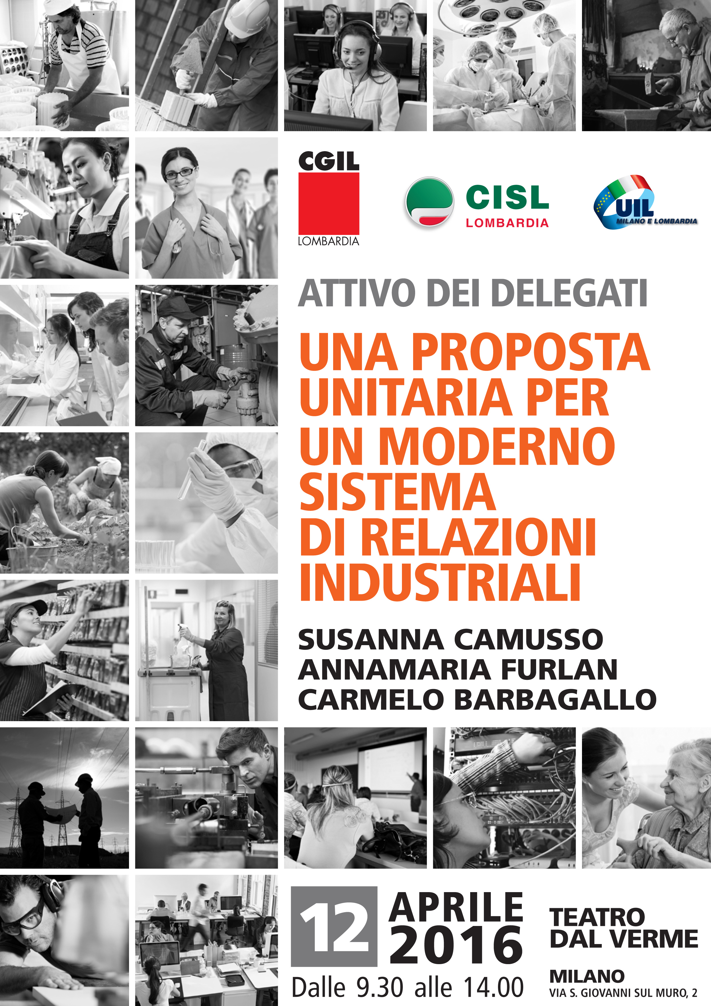 Teatro dal Verme Attivo unitario 12 aprile Milano UN MODERNO SISTEMA DI RELAZIONI