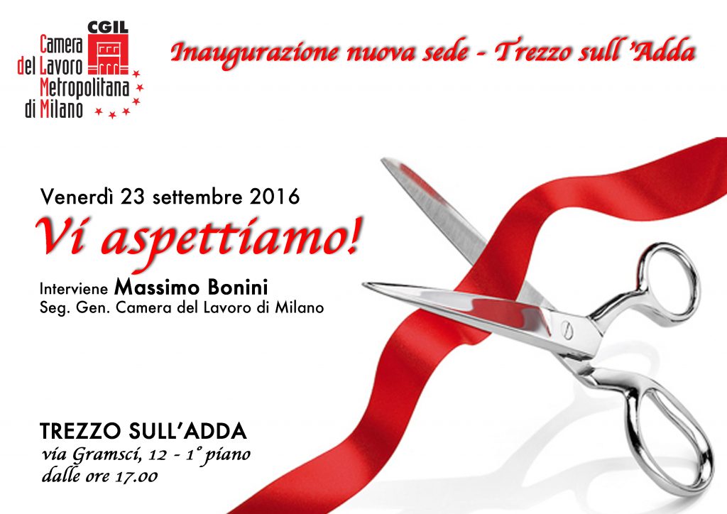Invito Inaugurazione Sede inaugurazione nuova sede trezzo sull adda Invito Inaugurazione Sede inaugurazione nuova sede trezzo sull adda