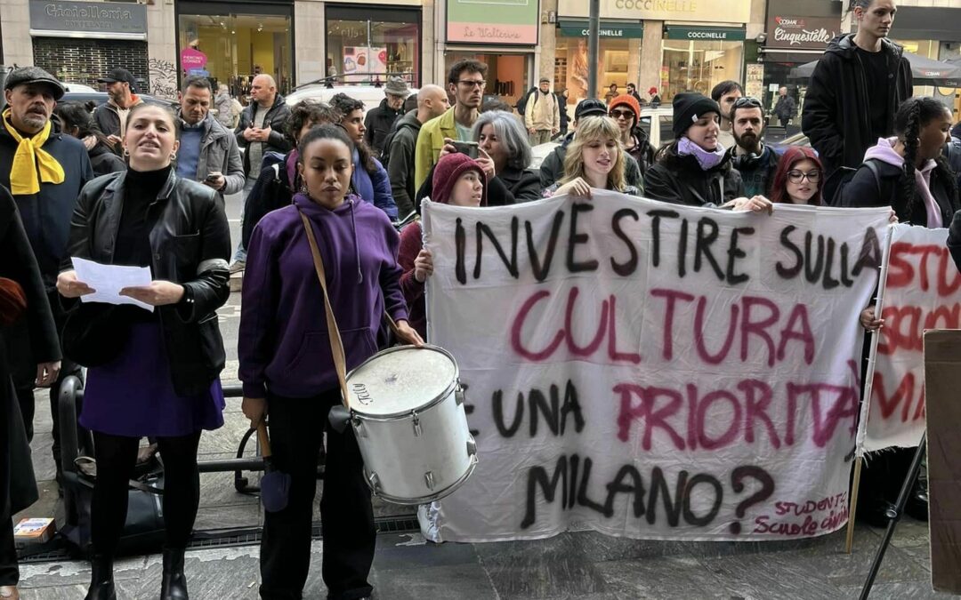 Scuole Civiche, martedì 23 aprile presidio a Palazzo Marino 