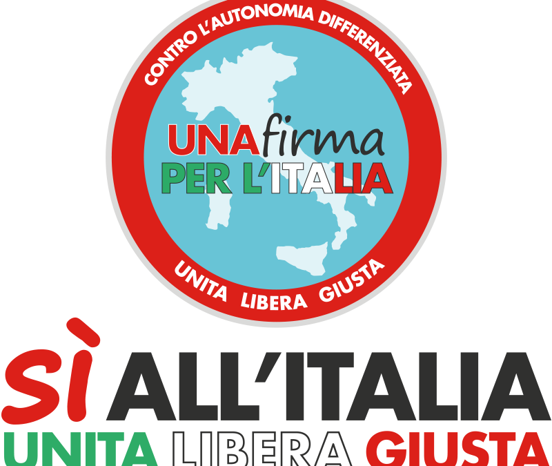 Contro l’Autonomia differenziata. Una firma per l’Italia unita, libera, giusta.