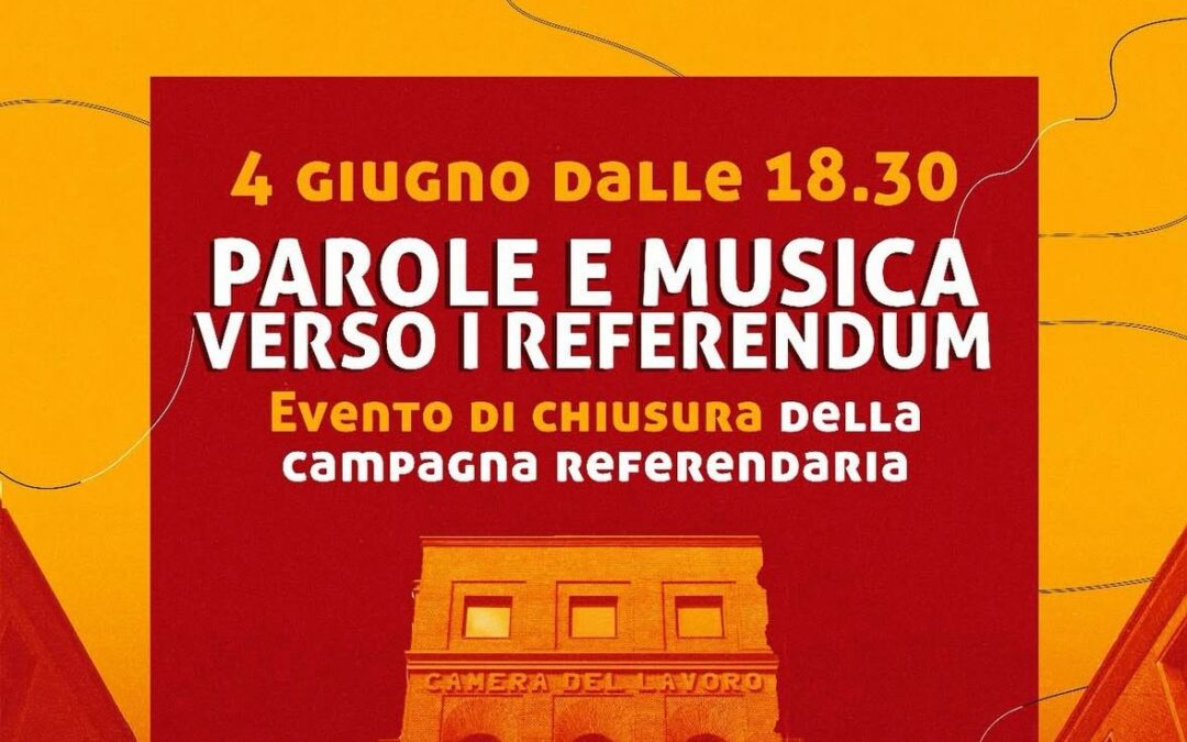Parole e musica verso i referendum