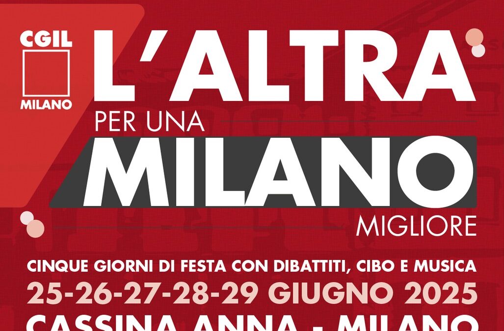 Festa Cgil Milano 2025