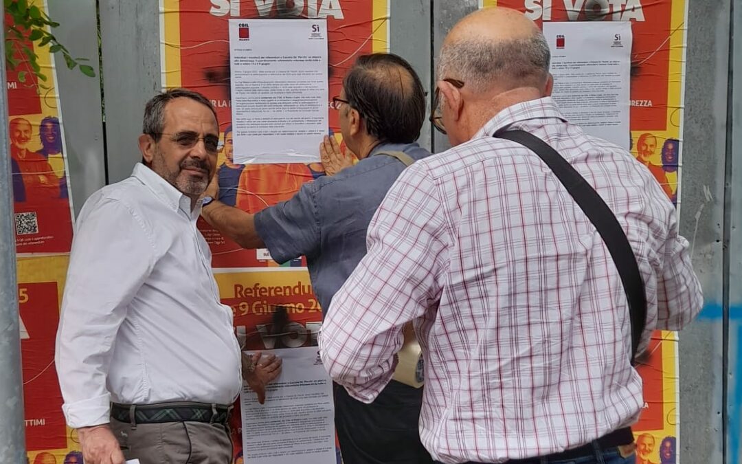 Imbrattati i manifesti del referendum a Cassina De’ Pecchi: un attacco alla democrazia
