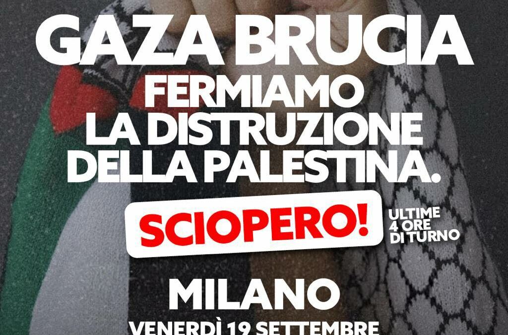 Fermiamo la distruzione della Palestina