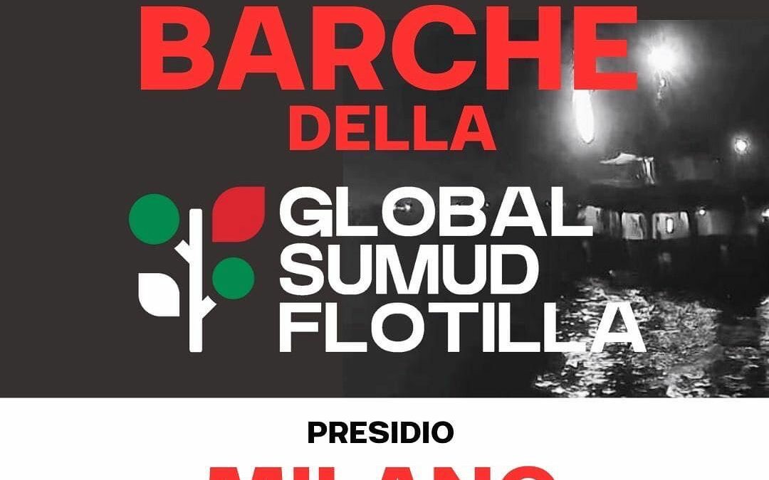 In presidio per la Global Sumud Flotilla