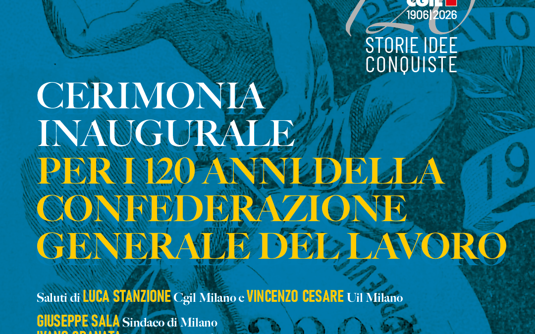 120 Cgil: cerimonia a Palazzo Marino il 17 marzo