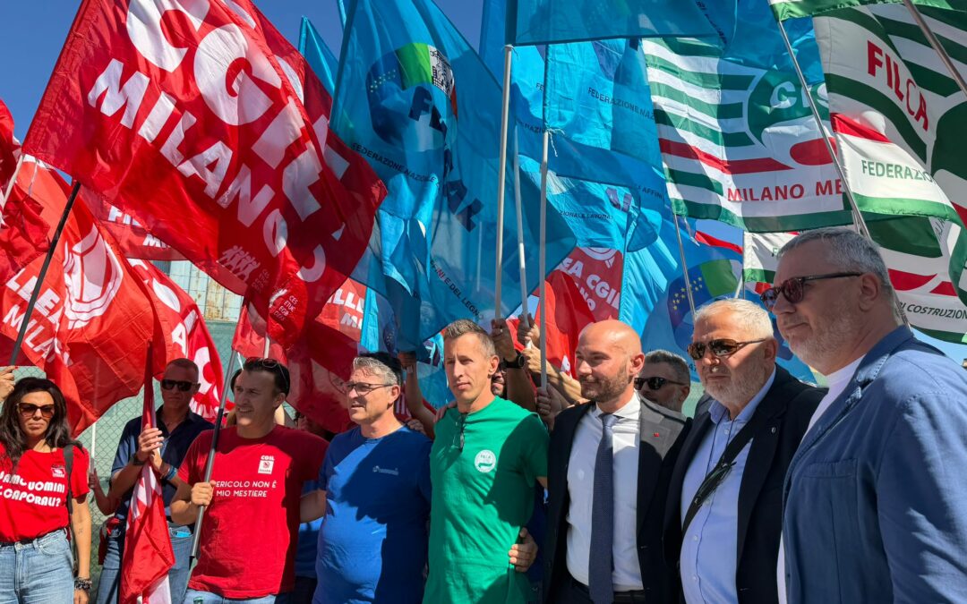 Presidio unitario al Consolato USA: “Basta sfruttamento nei cantieri”