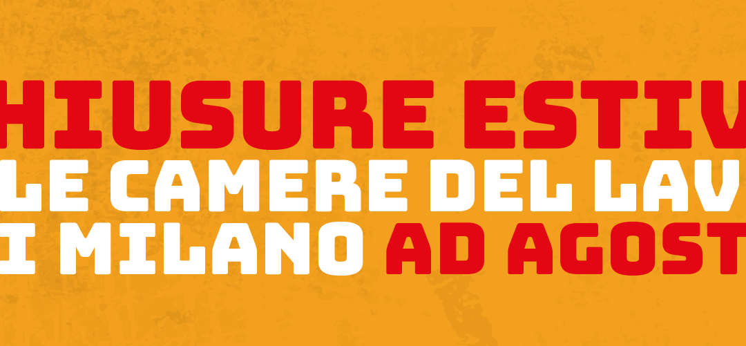 Chiusura estiva